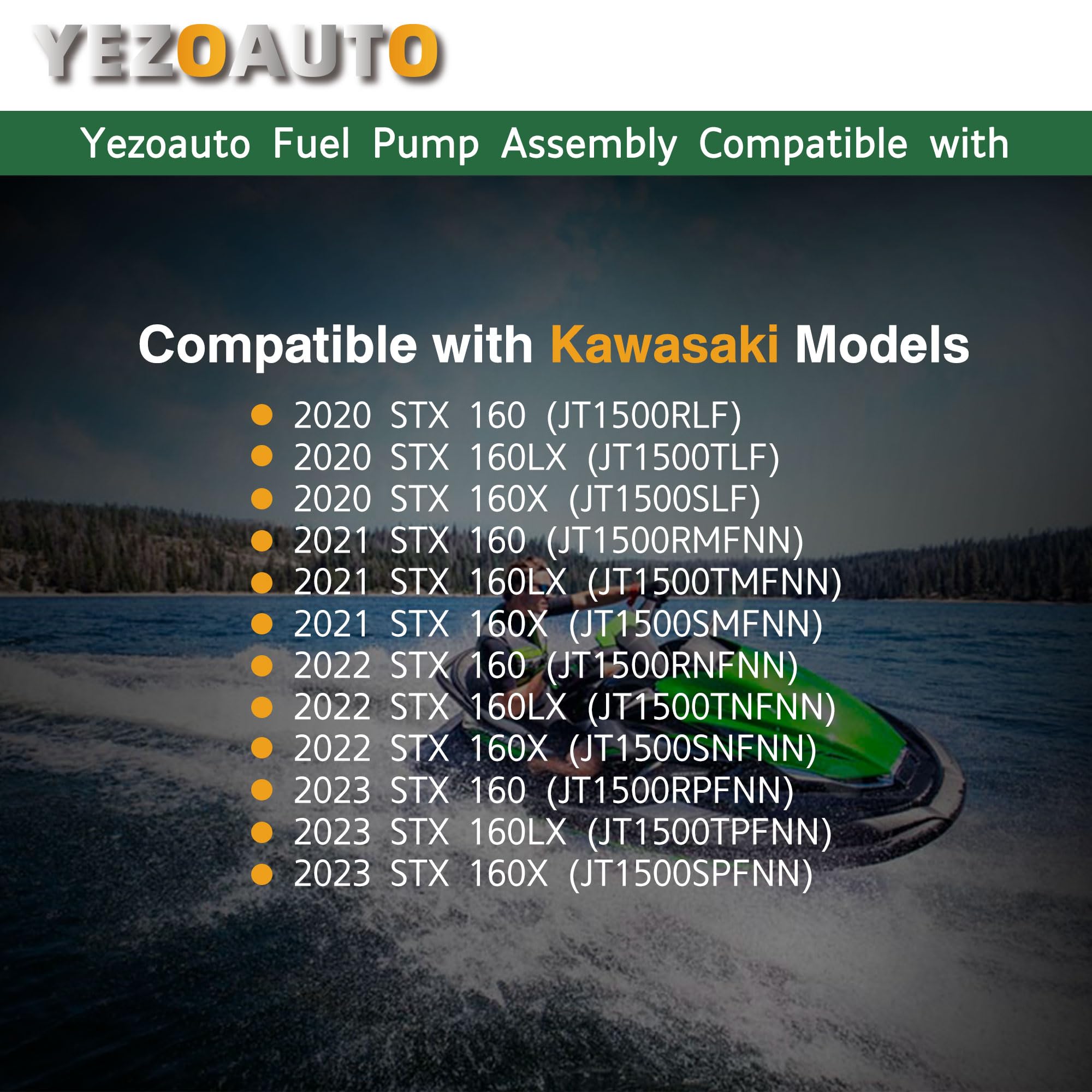 Amazon.com: Yezoauto Fuel Pump Assembly for Kawasaki Jet Ski STX
